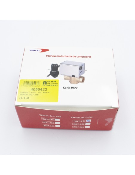 Valvula 3 vias   1/2" H-H-H FERCO W27-315