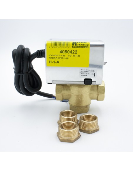 Valvula 3 vias   1/2" H-H-H FERCO W27-315