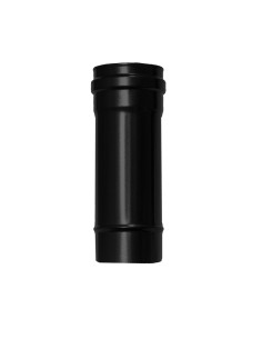 Tubo CHIM simple   80mm   250mm vitrificado negro EXOPELLET