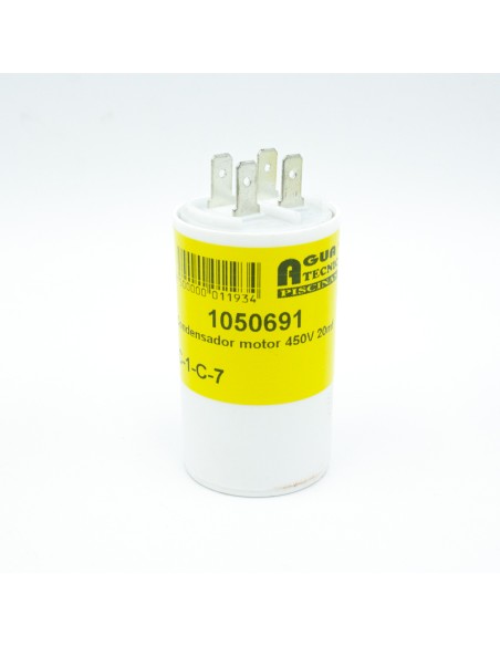 Condensador arranque motor 20mf    450v especial bomba piscina