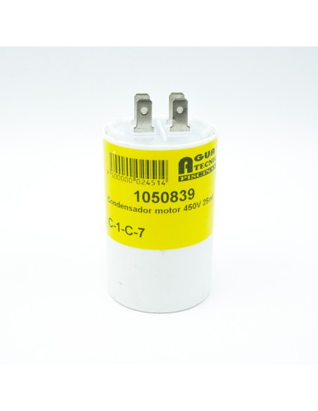 Condensador motor 450V 25mf