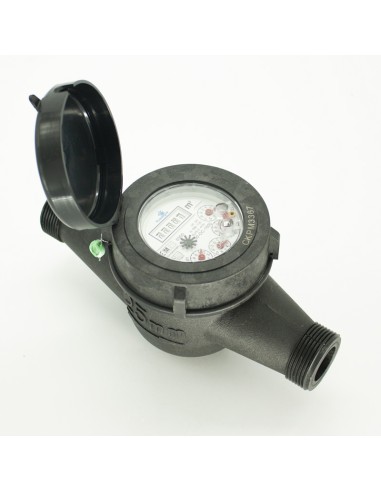 Irrigation water meter RUEDAGUA polymer 1/2" RMM15 black 0000006441