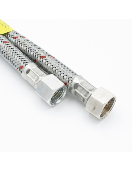 Latiguillo quemador gasoil ATP H-H 3/8"-1/4" L.1000mm D.8mm FLE05005