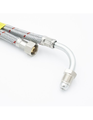 Latiguillo gasoil H-M 3/8"-1/4" acodado L.1000...