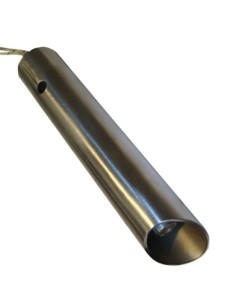 Resistencia estufa pellets 350w canalizada L.130mm D.25mm 2