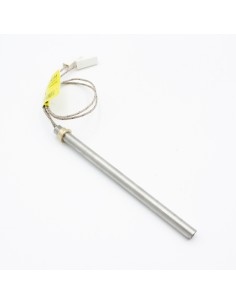 Resistencia estufa pellets reborde 250w L.155mm D.9.6mm...