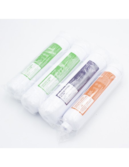 Filtros osmosis ATH Genius Compact (1 sedimentos + 3 carbon) 304389