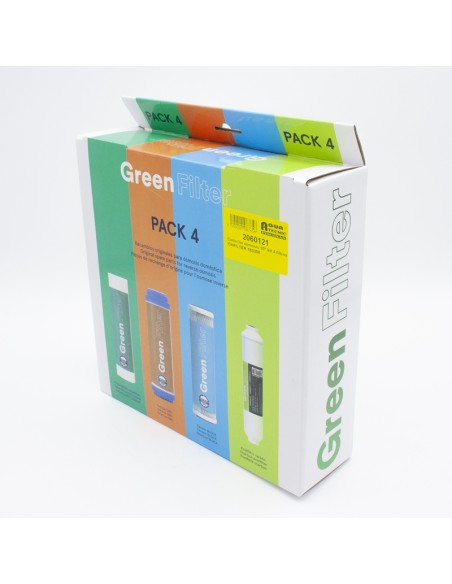 Cartucho osmosis 10" kit 4 filtros IONFILTER 763308