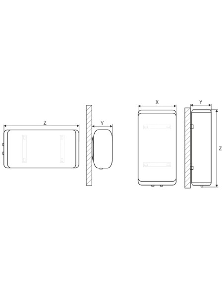Termo electrico acs THERMEX Flat IF   50 Smart   50lt vertical/horizontal 111070
