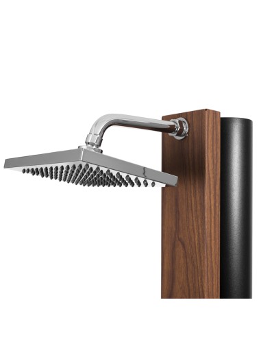 Ducha solar CRM Natur Teak 30lt madera s/lavapies