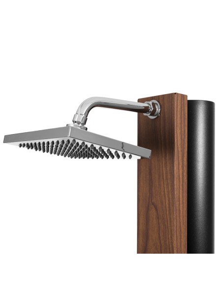 Ducha solar CRM Natur Teak 30lt madera s/lavapies