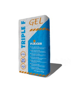 Cemento C2TES1 25kg FIXCER Triple F Gel - Blanco