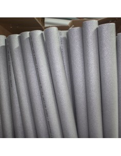 Coquilla aislante PE gris D.25mm espesor   9mm x mt...