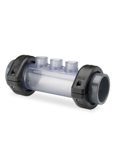 Portaelectrodos visor PVC-U HIDROTEN 63mm PN6 3x1/2"...