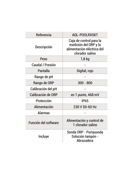 Controlador RX HAYWARD Socket c/electrodo AQL-POOLRXSKT