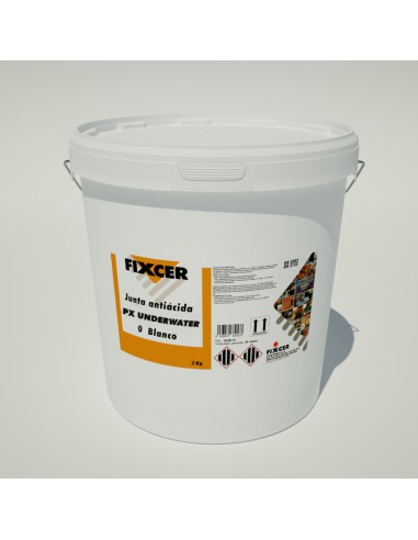 Adhesivo piscina FIXCER PX Underwater 200gr resina epoxi blanca PXBL--09JE
