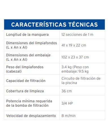 Limpiafondos automatico piscina ZODIAC MX10...