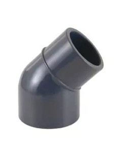 Codo PVC-U M-H   50mm 45º PN16 CH 02CD5045 (presion)