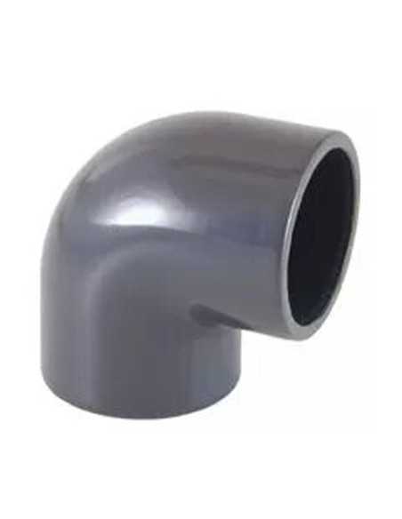 Codo PVC-U H-H 63mm 90º PN16 CEPEX 01717 (presion)