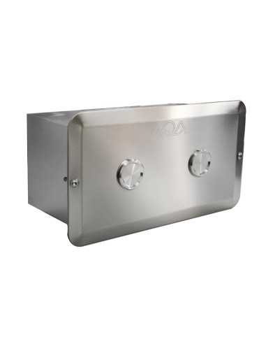 Caja pulsador piscina/spa AQA 132P caja con 2...
