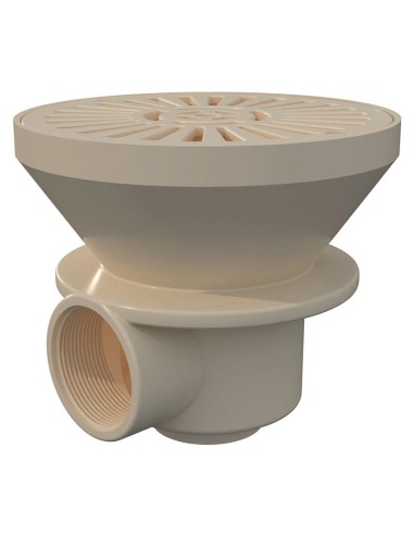 Sumidero hormigon circular ASTRAL 2" 01467CL090 - Beige