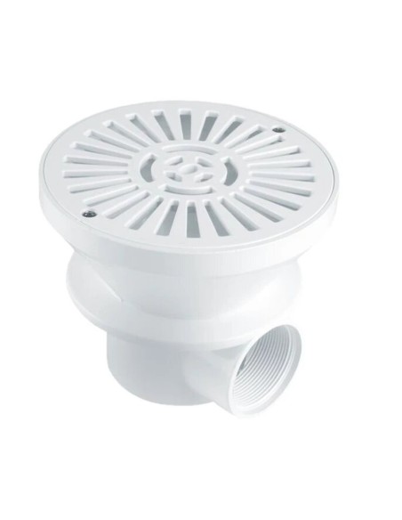 Sumidero piscina hormigon ASTRAL circular 2" 01467 blanco
