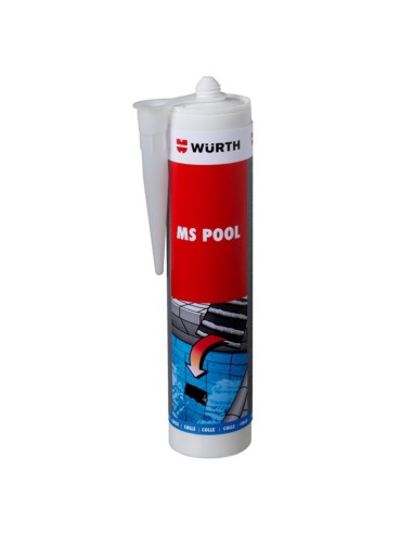 Polimero WURTH adhesivo MS Pool 290ml blanco 0893226200 especial piscinas