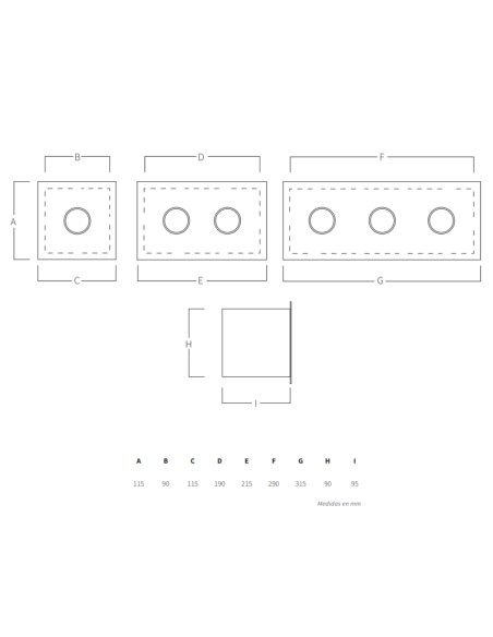 Caja pulsador AQA mod.132P caja + 1 pulsador     AISI316L