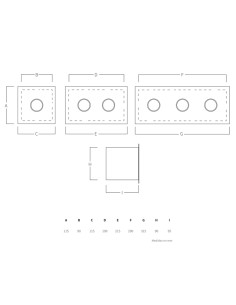 Caja pulsador piscina/spa AQA 132P caja con 2 pulsadores... 2