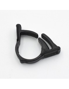 Abrazadera tubo riego goteo PE 16mm/18mm clip seguridad...