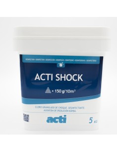 Cloro rapido ACTI granulado Shock   5kg ACT-500-0569