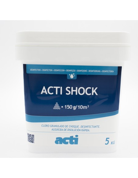 Cloro rapido ACTI granulado Shock   5kg ACT-500-0569