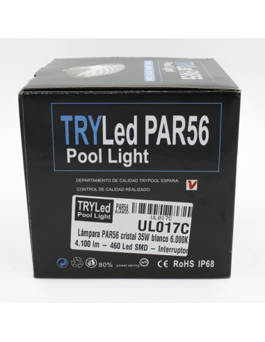 Lampara led proyector piscina TP 4100lm 35W...