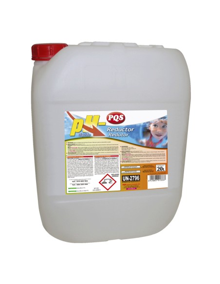 Reductor PH liquido 20lt sulfurico PQS 15% 121752     USO DOMESTICO