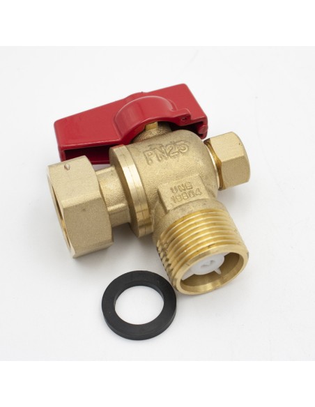 Valvula contador BS salida DN15 racord 3/4" antiretorno y con purgador 113009 DN15