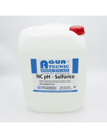 Reductor PH liquido 20lt sulfurico ATP PL00000059     USO DOMESTICO