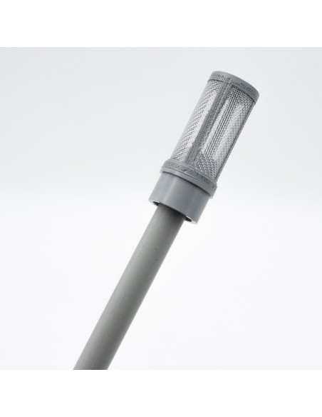 Tubo aspiracion salmuera descalcificador INSOL PVC 3/8" 120cm c/filtro 0209054880