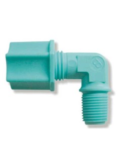 Codo TUBING mixto M-H tubo    1/8"-1/4" antiretorno