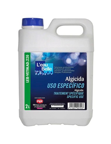 Algicida   2lt PQS Leb Vetikad 220 especial algas amarillas/marrones/negras 2532207