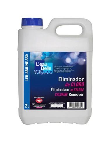 Reductor cloro 2lt PQS Leb Abiline 550 eliminador de cloro 2535507