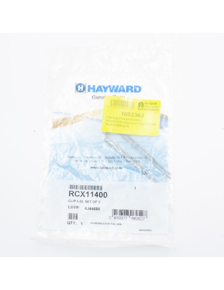 Clip tapa limpiafondos HAYWARD Aquavac/TigerShark RCX11400 (x2)