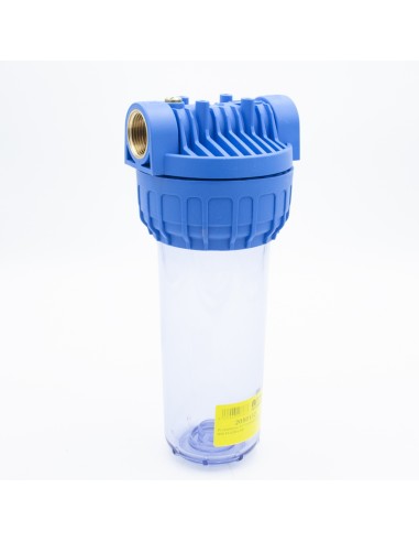 Portafiltros HW 10" transparente 1"    FI-0201-05