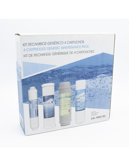 Filtros osmosis 10" kit 4 filtros HW osmosis Alba CA-7001-03 (antiguo CA-7002-03)