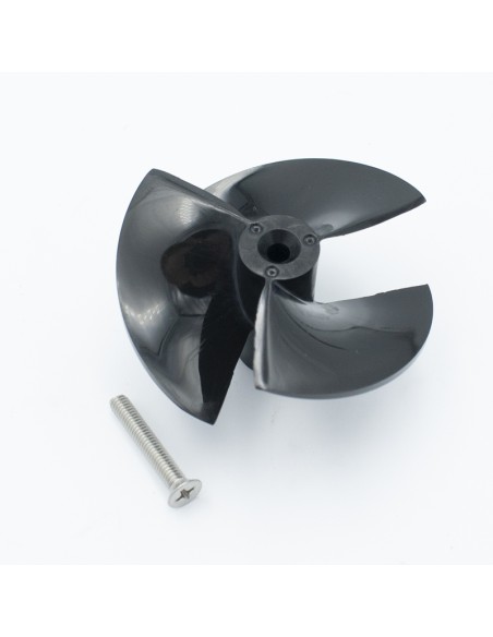 Helice limpiafondos DOLPHIN turbina negra + tornillo 9995266 (Maytronics)
