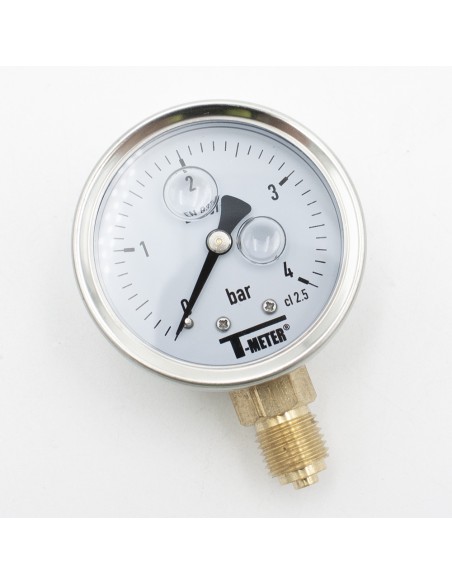 Manometro piscina ARIONAPOOLS mod.vertical glicerina 1/4" REP.FD.0001