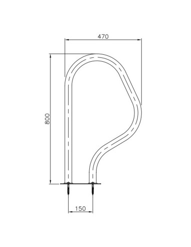 Barandilla piscina ASTRAL mod. 470x800mm...