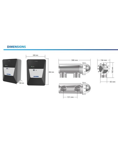 Clorador salino ASTRAL E-Next   7 74081   (7gr/h)