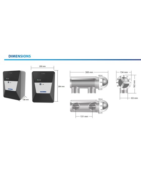 Clorador salino ASTRAL E-Next   7 74081   (7gr/h)