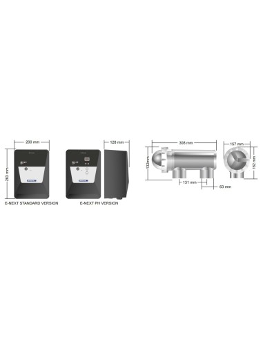 Clorador salino ASTRAL E-Next 12 + control PH...
