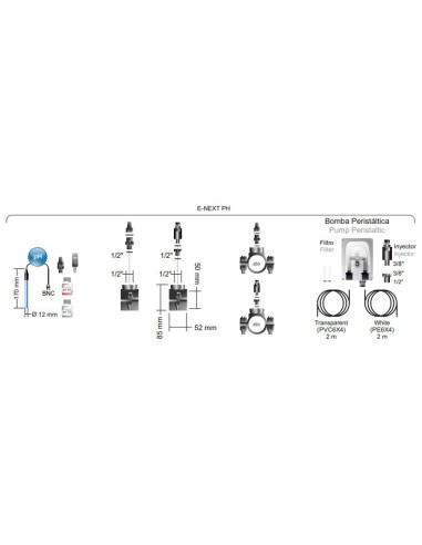 Clorador salino ASTRAL E-Next 12 + control PH...